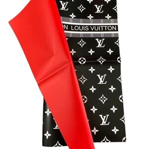 Black & Red LV Lux Wrapping Paper